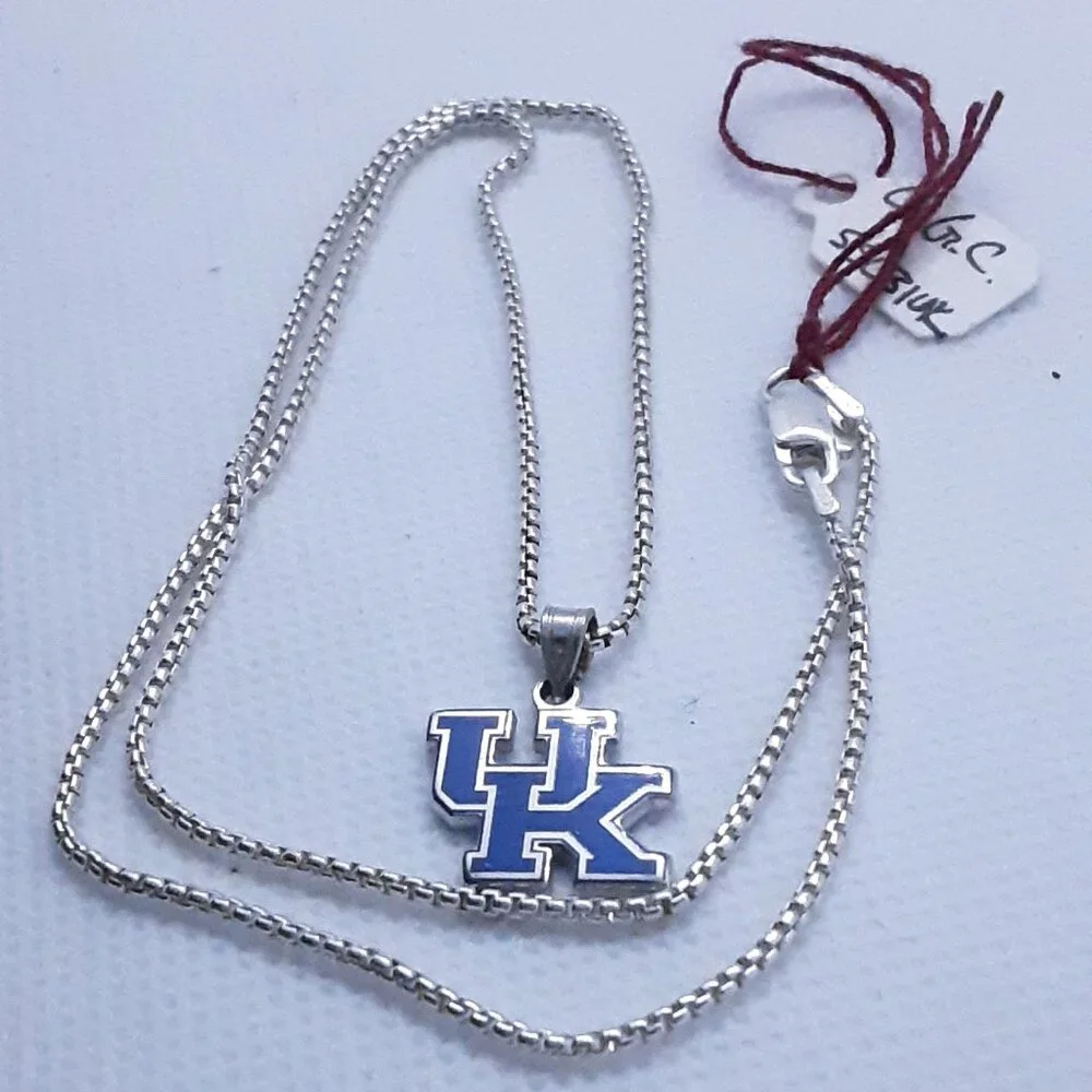 Back to School University of Kentucky Necklace